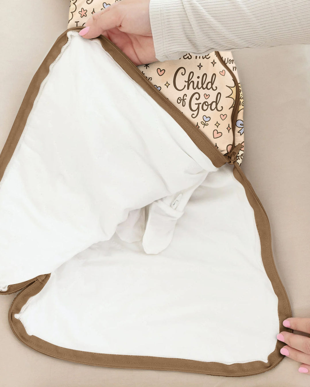 Child Of God Jesus Loves Me Bamboo Sleep Bag