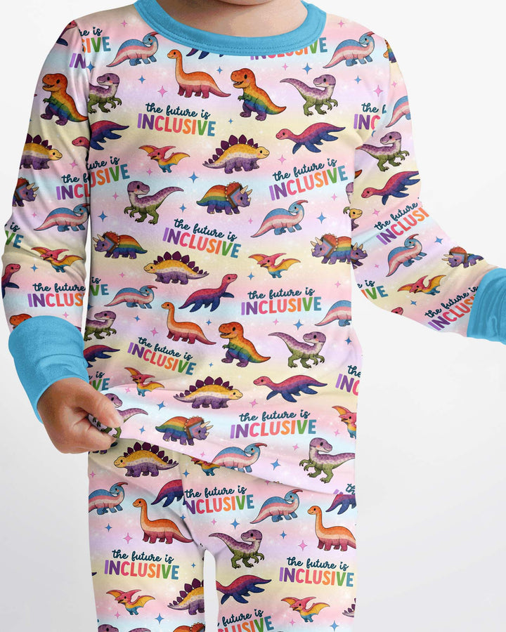 The Future is Inclusive Bamboo Two Piece Long Sleeve Pajama Set