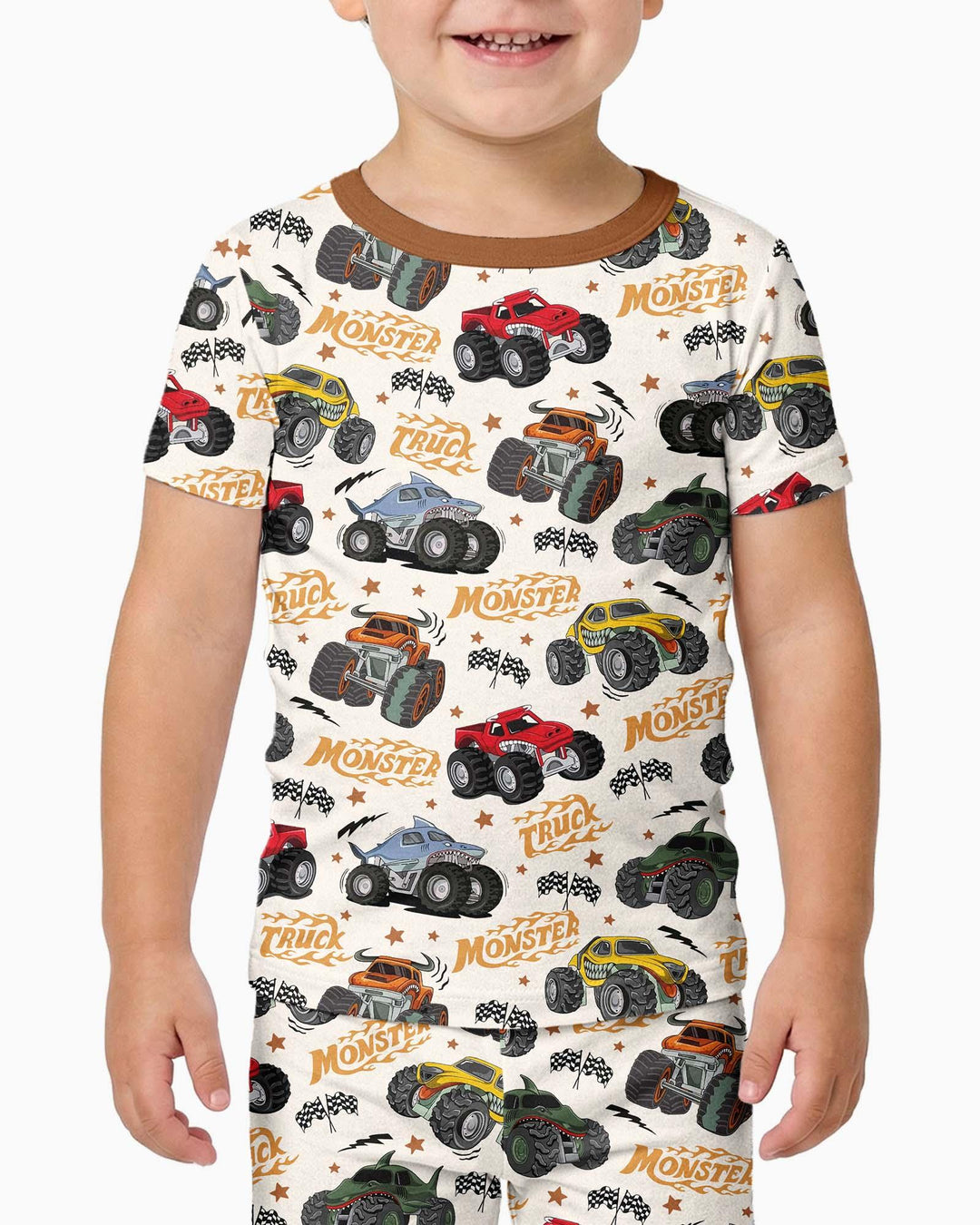 Zweiteiliges, kurzärmliges Pyjama-Set mit Marienkäfern