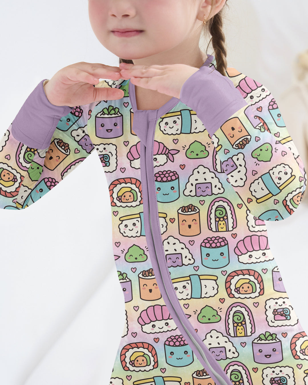 Kawaii Sushi Bamboo Convertible Zippy