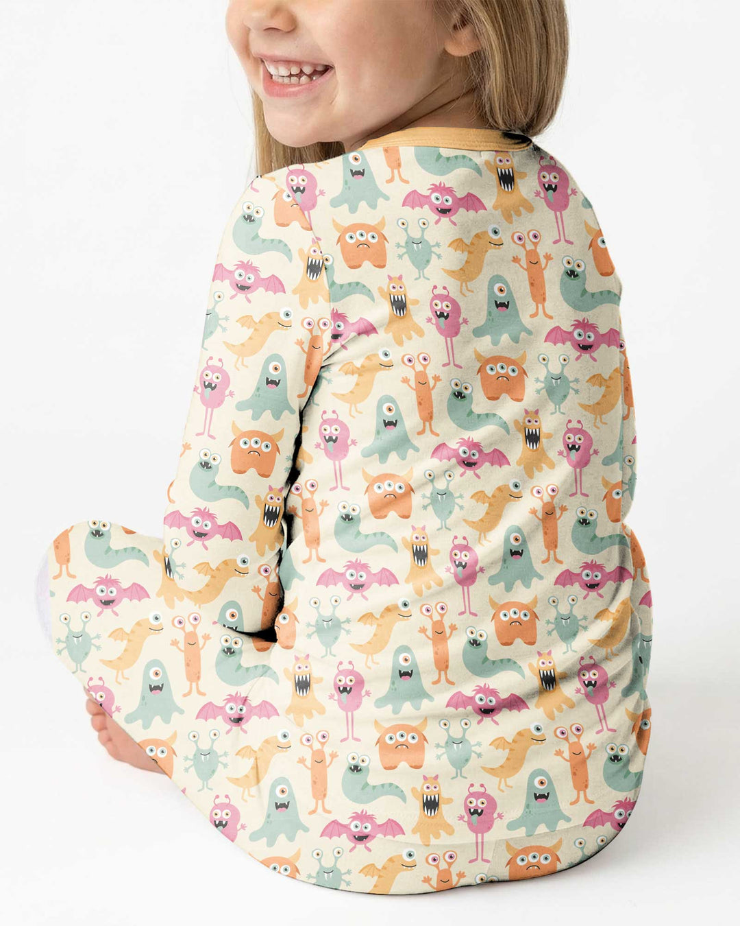 Monster Boo Bash Bamboo Two Piece Long Sleeve Pajama Set