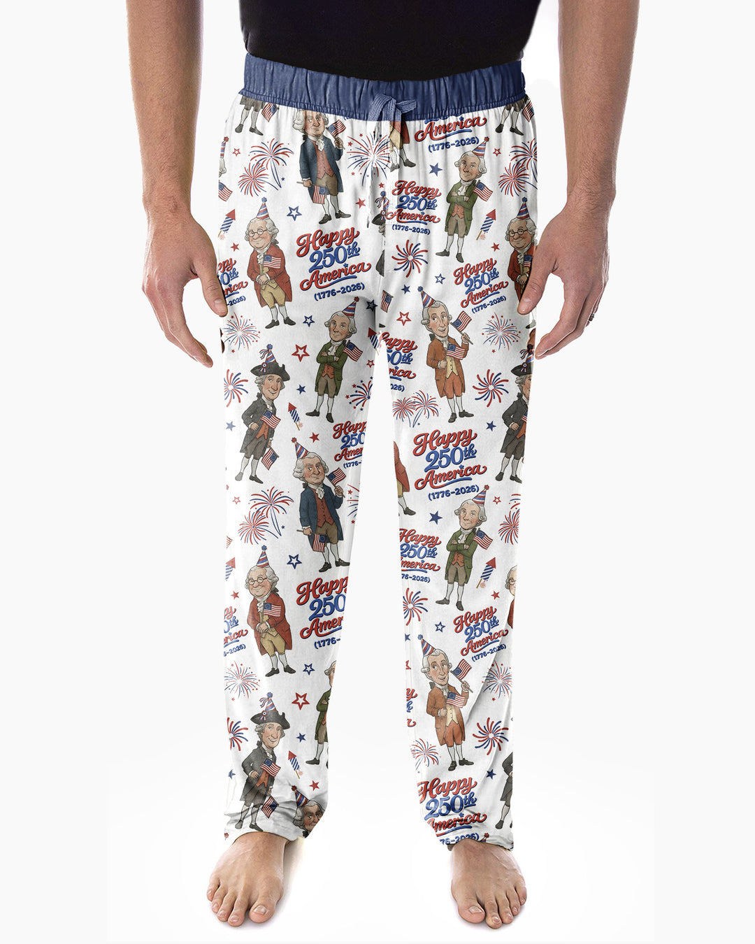Party Like It's 1776 Family Matching Bamboo Men's Pajama Set
