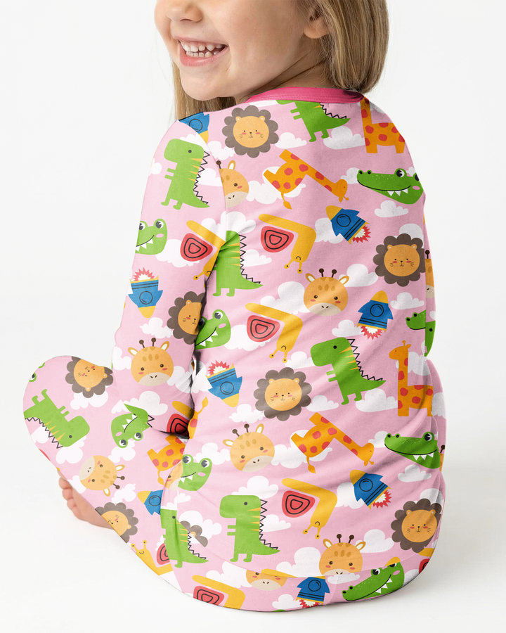 I Have Crazy Aunts Bamboo Two Piece Long Sleeve Pajama Set