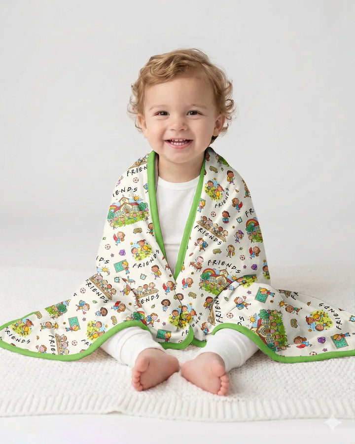 School Friends Forever Bamboo Blanket