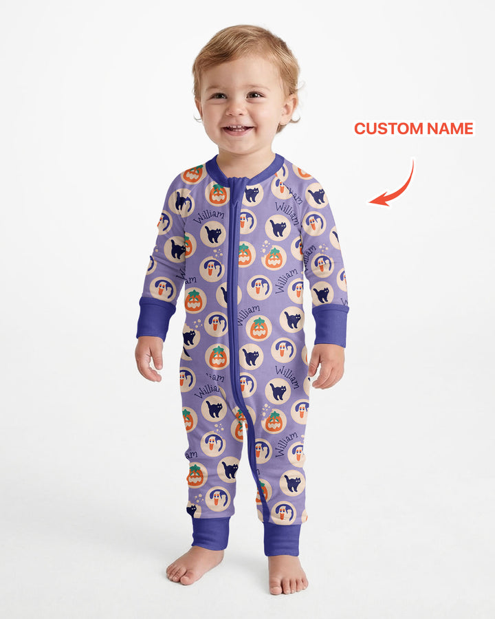 Boo Crew Custom Name Bamboo Convertible Zippy