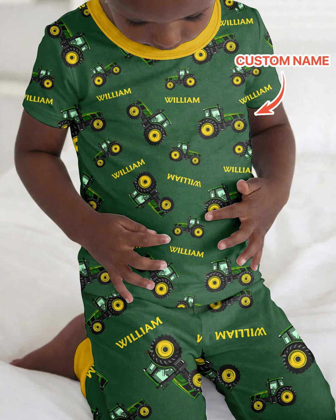 Zweiteiliges, kurzärmliges Pyjama-Set mit Marienkäfern
