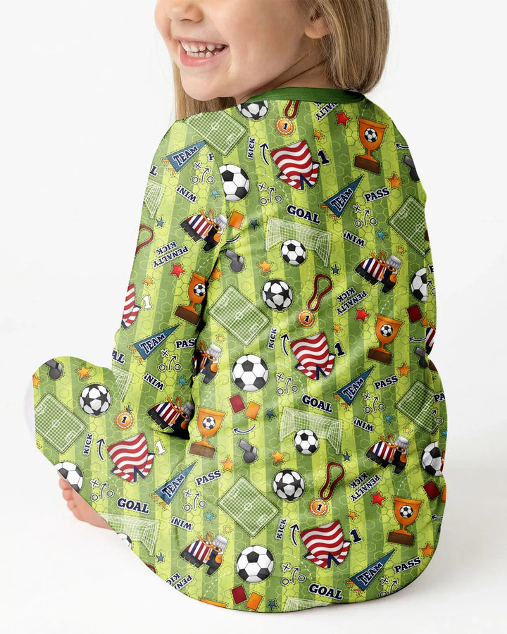 Conjunto de pijama de dos piezas de bambú de manga larga