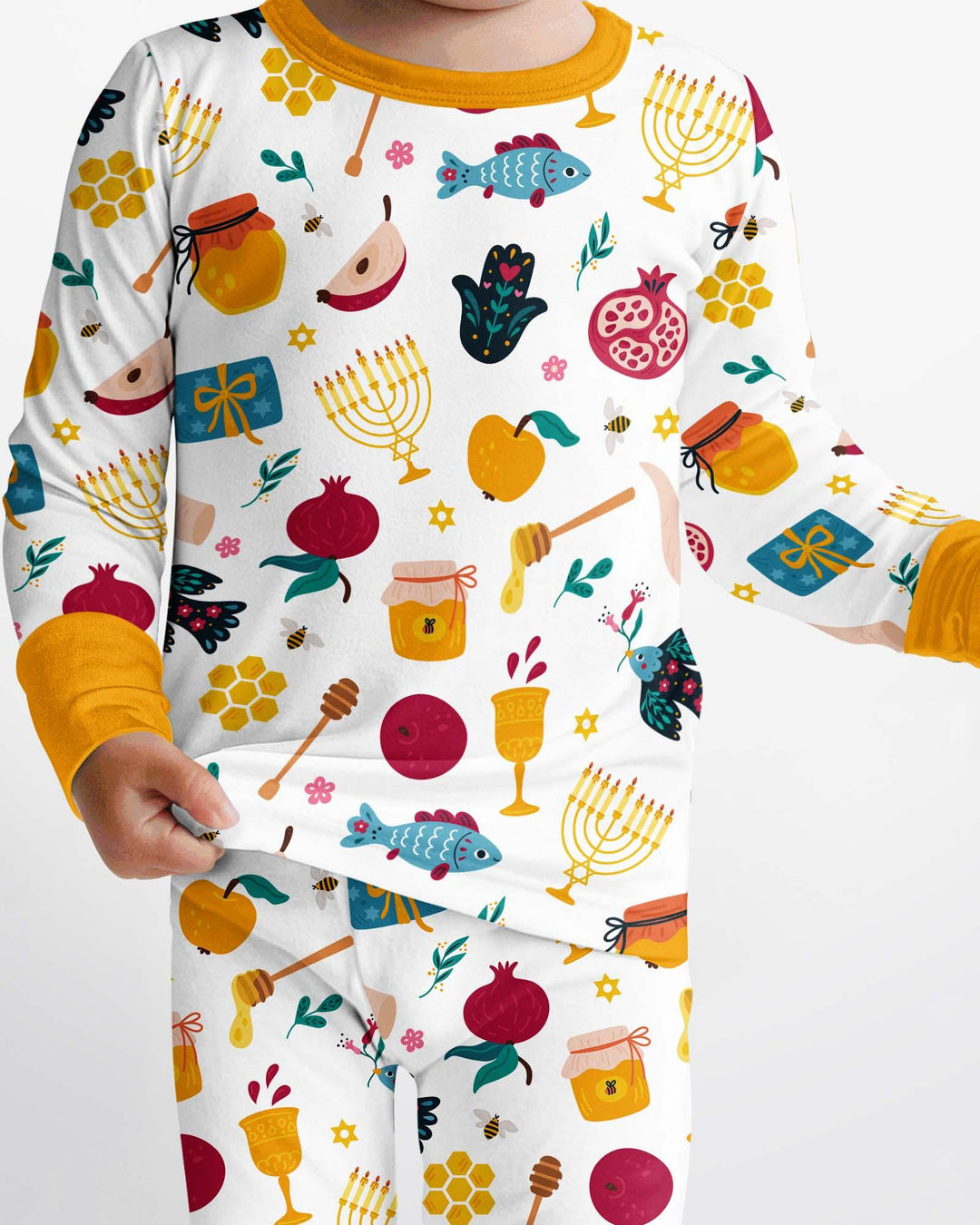 Pijama de dos piezas de bambú de manga larga El mejor papá del mundo