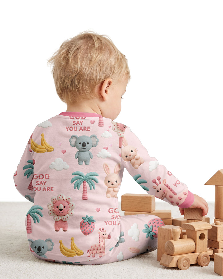Little Blessings Bamboo Two Piece Long Sleeve Pajama Set