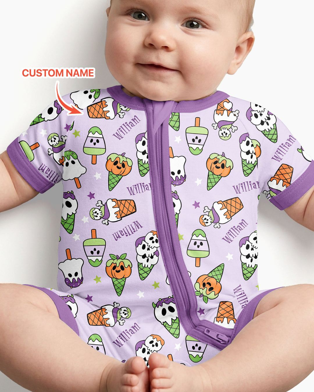 Summerween Ice cream Bamboo Shorty Zippy
