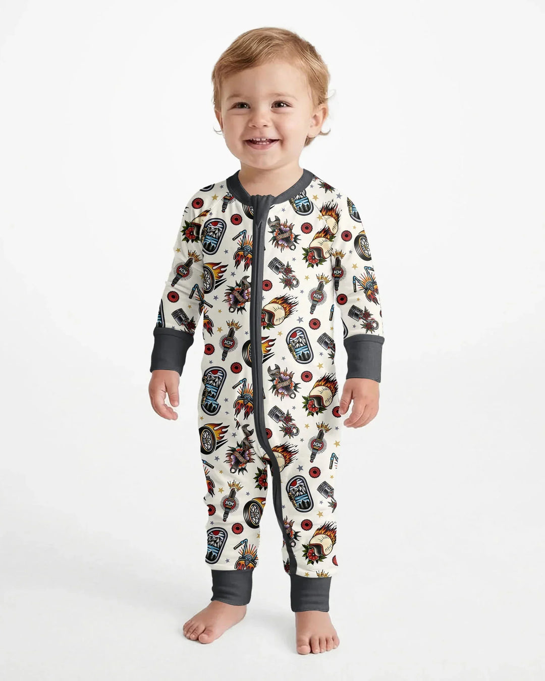 Born to Ride Together Family Matching Bamboo Convertible Zippy