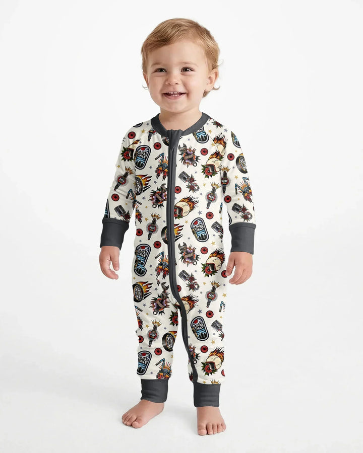 Born to Ride Together Family Matching Bamboo Convertible Zippy
