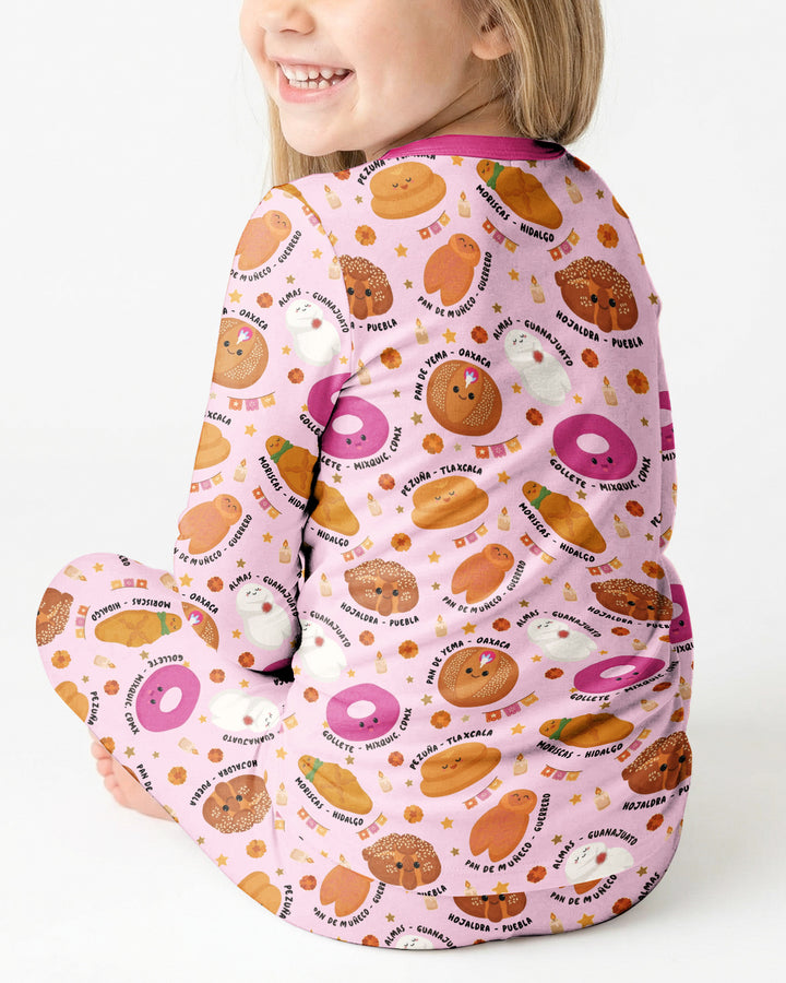 Pan Dulce Fiesta Bamboo Two Piece Long Sleeve Pajama Set