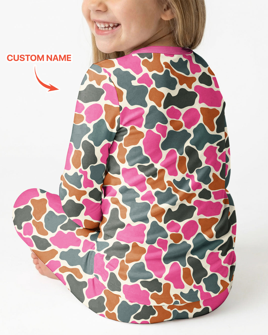 Custom Name Thank God I'm a Southern Bamboo Two Piece Long Sleeve Pajama Set