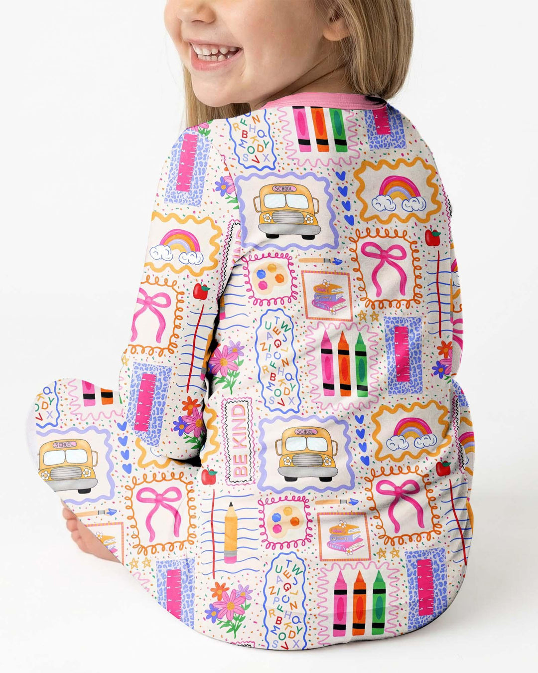 Conjunto de pijama de dos piezas de bambú de manga larga