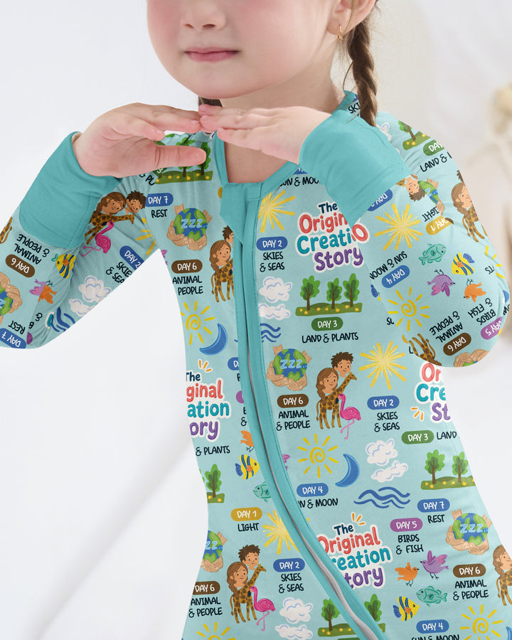 The Seven Days Of Creation Story Bamboo Convertible Zippy