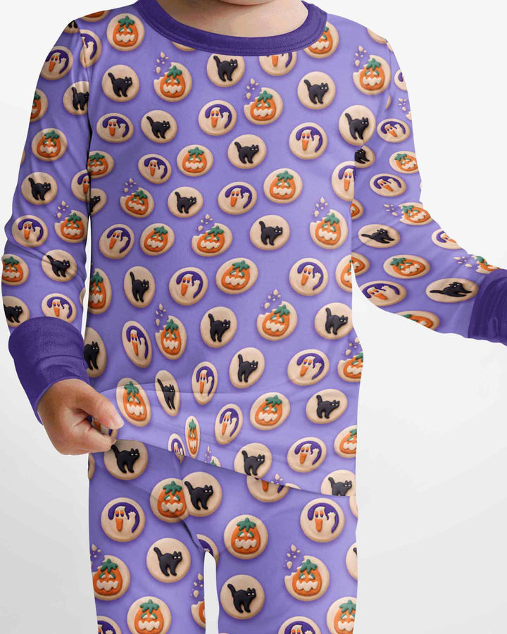 Spooky Sugar Cookie Bamboo Two Piece Long Sleeve Pajama Set