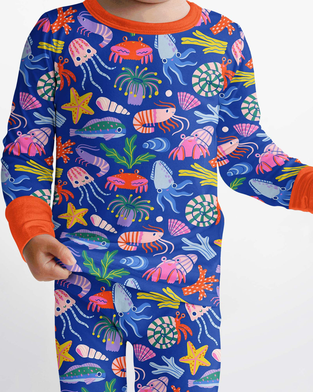 Under the Sea Bamboo Two Piece Long Sleeve Pajama Set