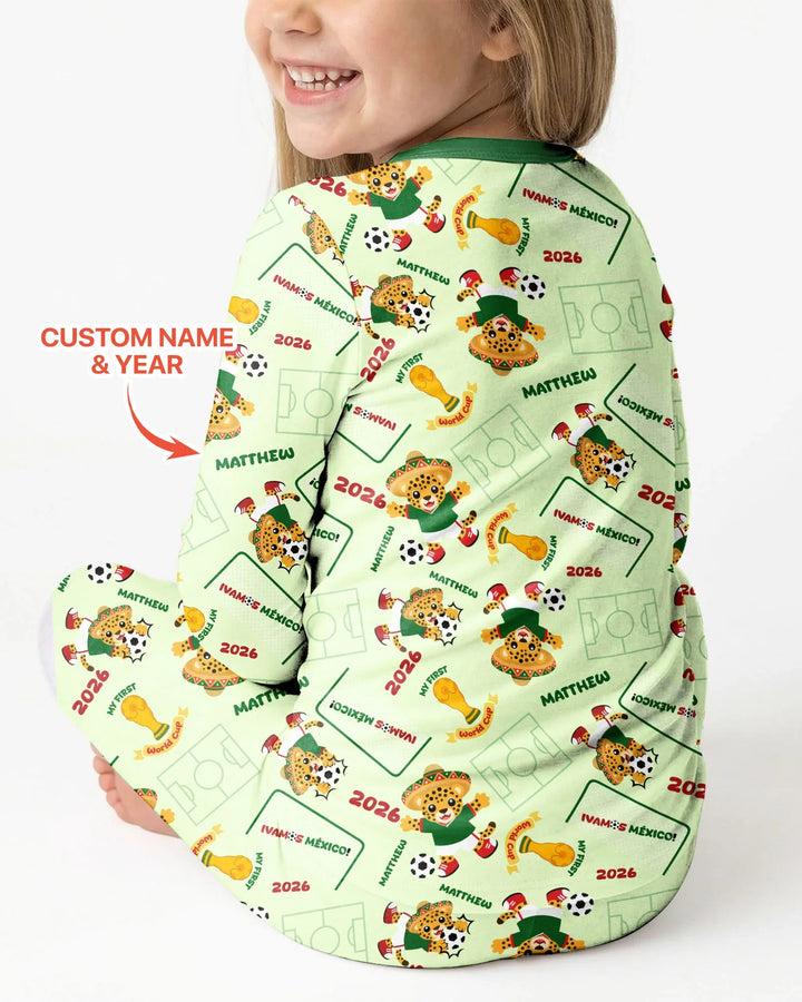 My First World Cup Bamboo Two Piece Long Sleeve Pajama Set