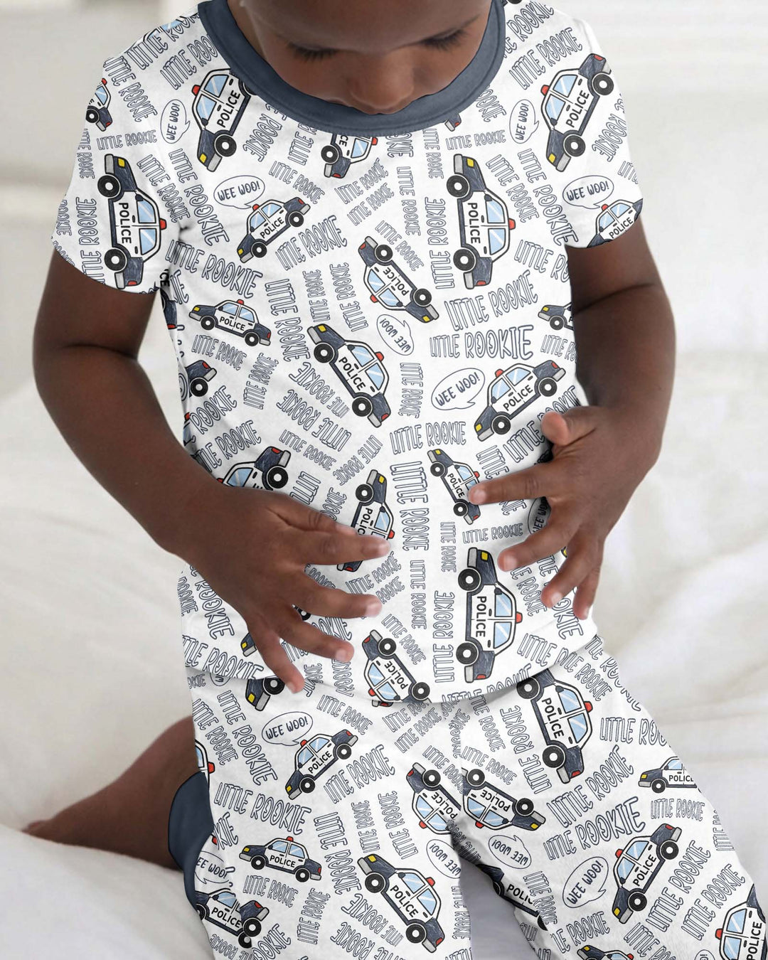Little Rookie Bamboo Two Piece Short Sleeve Pajama Set