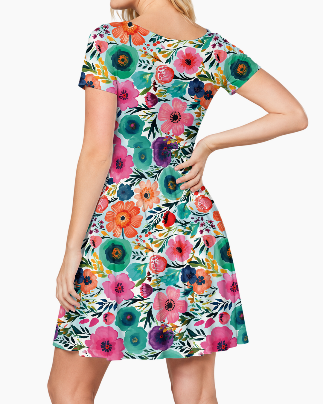 Vorlage Bambus Twirl Kleid