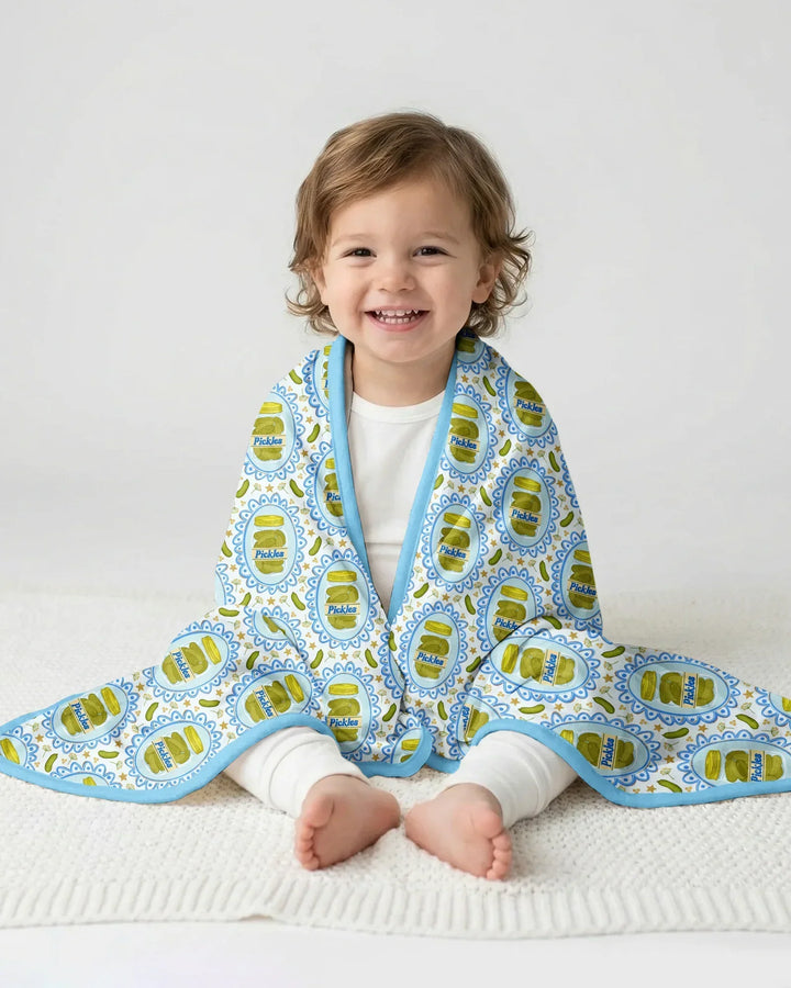 Pickle Coquette Bamboo Blanket
