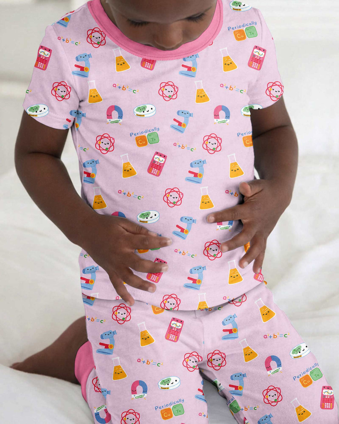 Scientist Lover Family Matching Bamboo Two Piece Short Sleeve Pajama Set
