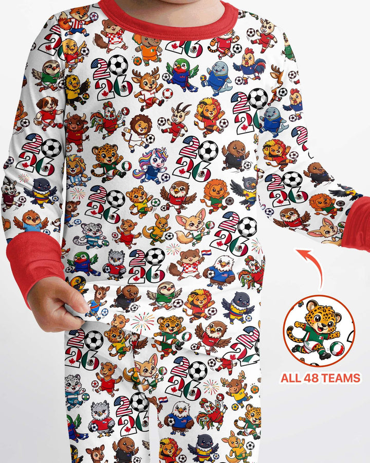 Conjunto de pijama de dos piezas de bambú de manga larga