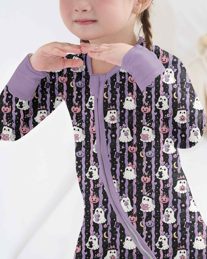 Cute Ghost Halloween Bamboo Convertible Zippy