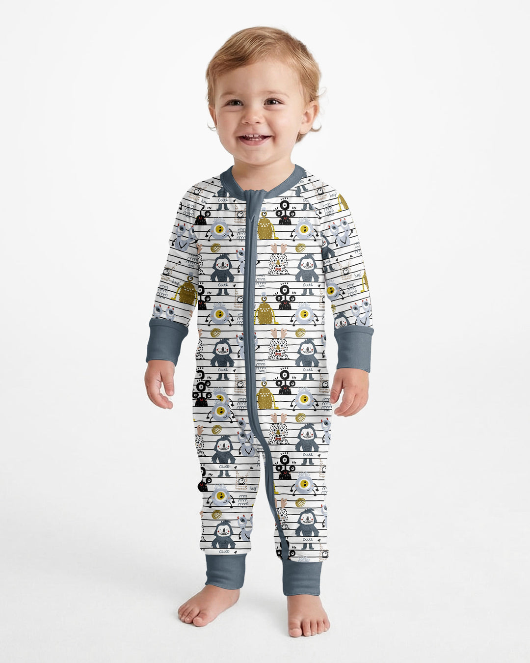 Playful Monster Friends Bamboo Convertible Zippy