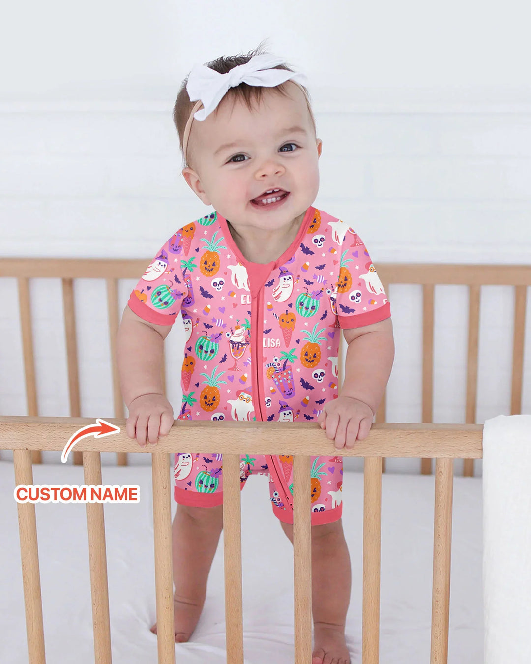 Summerween Doodles Bamboo Shorty Zippy