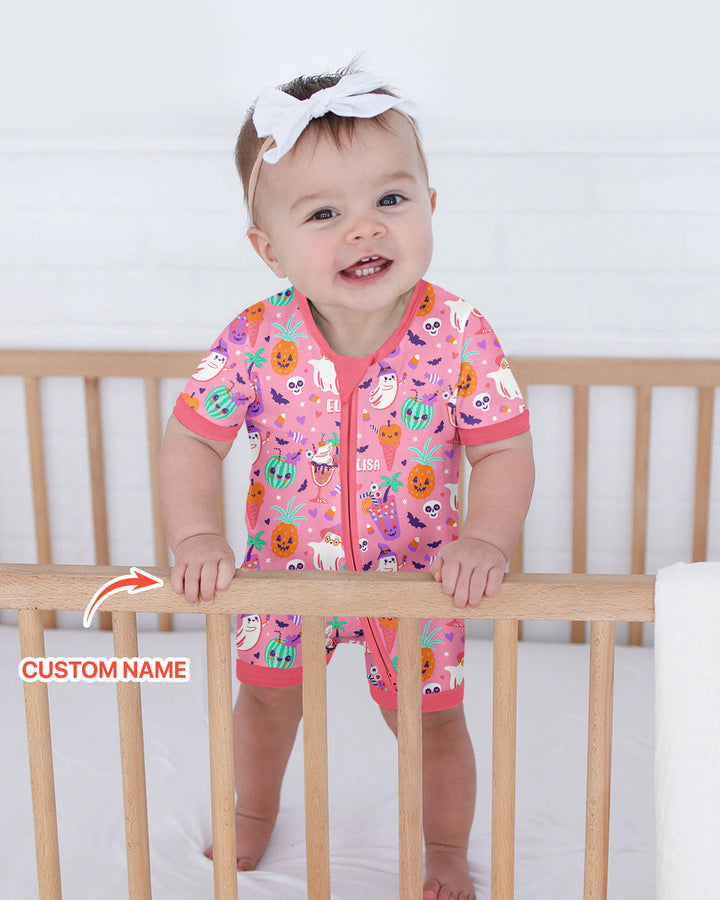 Summerween Doodles Bamboo Shorty Zippy