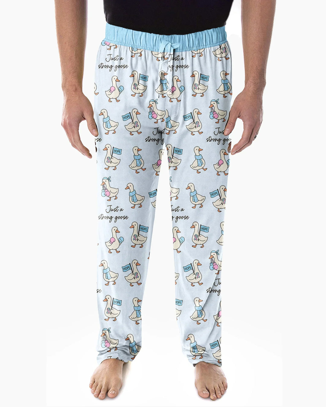 Strong Infertility Fighter Goose  Bamboo Men's Pajama Set