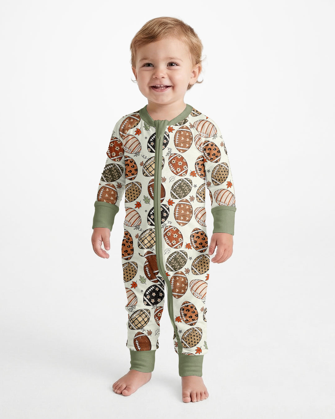 Boho Football Bamboo Convertible Zippy