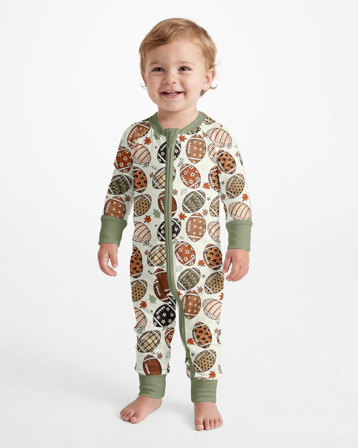 Boho Football Bamboo Convertible Zippy