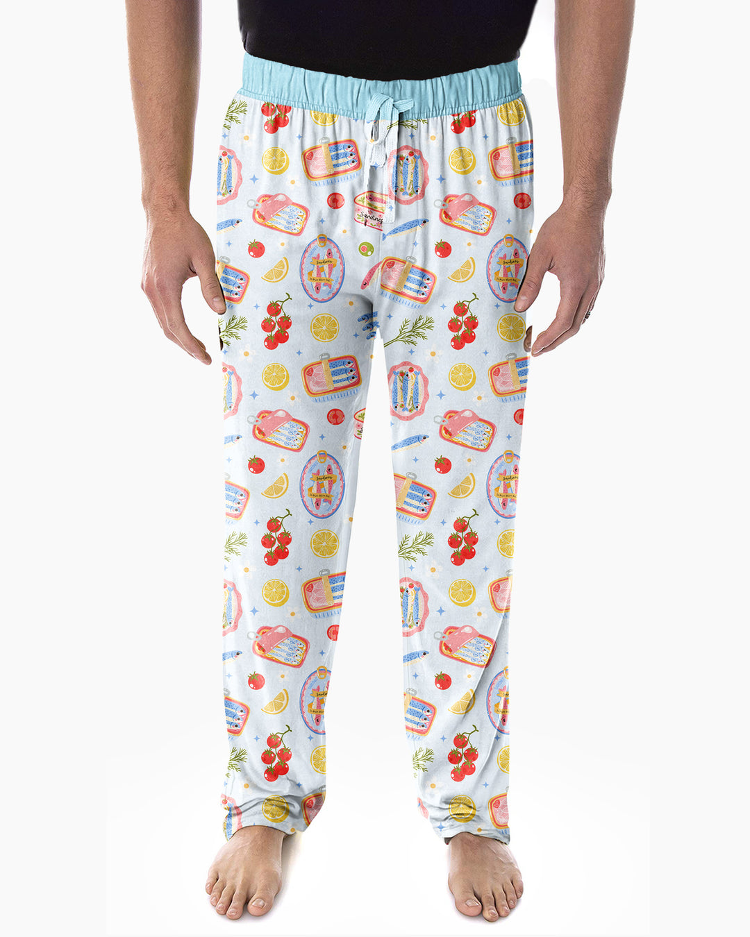 Preppy Sardines Bamboo Men's Pajama Set