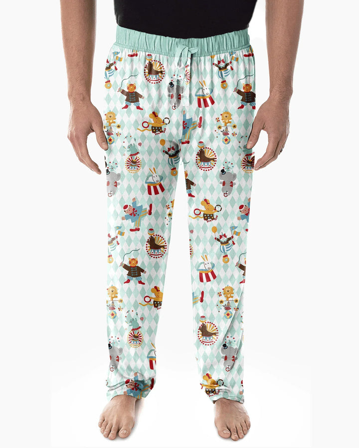 Circus Animal Bamboo Men's Pajama Set