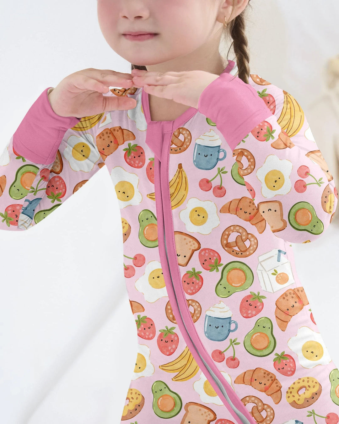 Breakfast Buddies Family Matching Bamboo Convertible Zippy