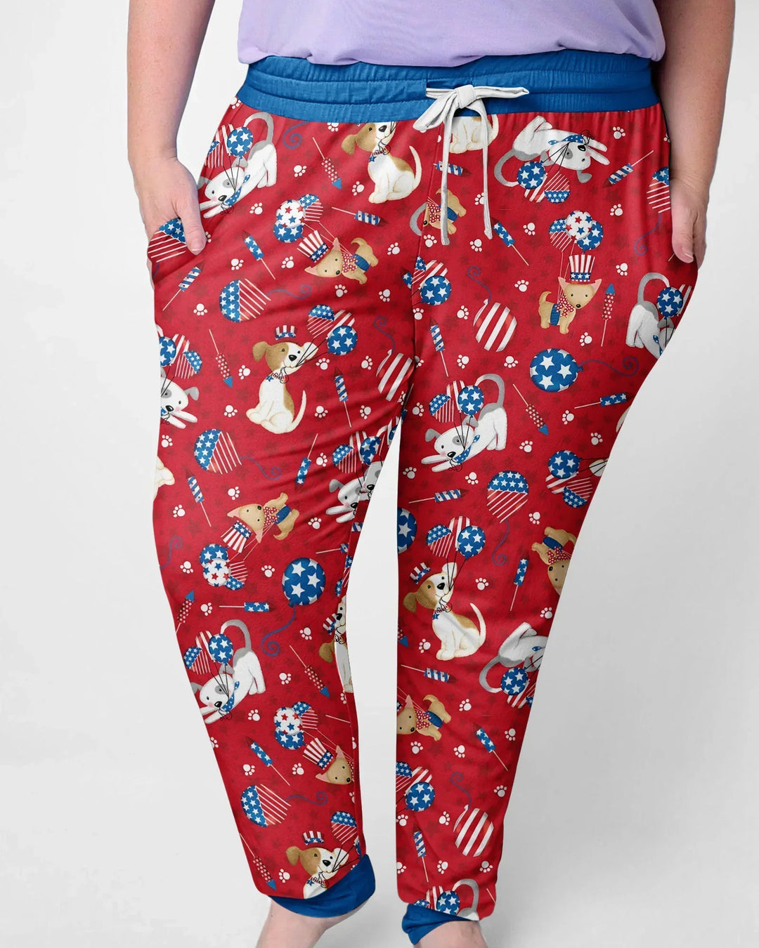 Pijama de bambú Red, White & Woof a juego para mujer y familia