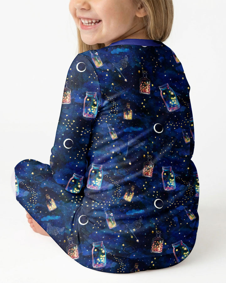 Conjunto de pijama de dos piezas de bambú con mangas largas, plantilla PERSONALIZADA