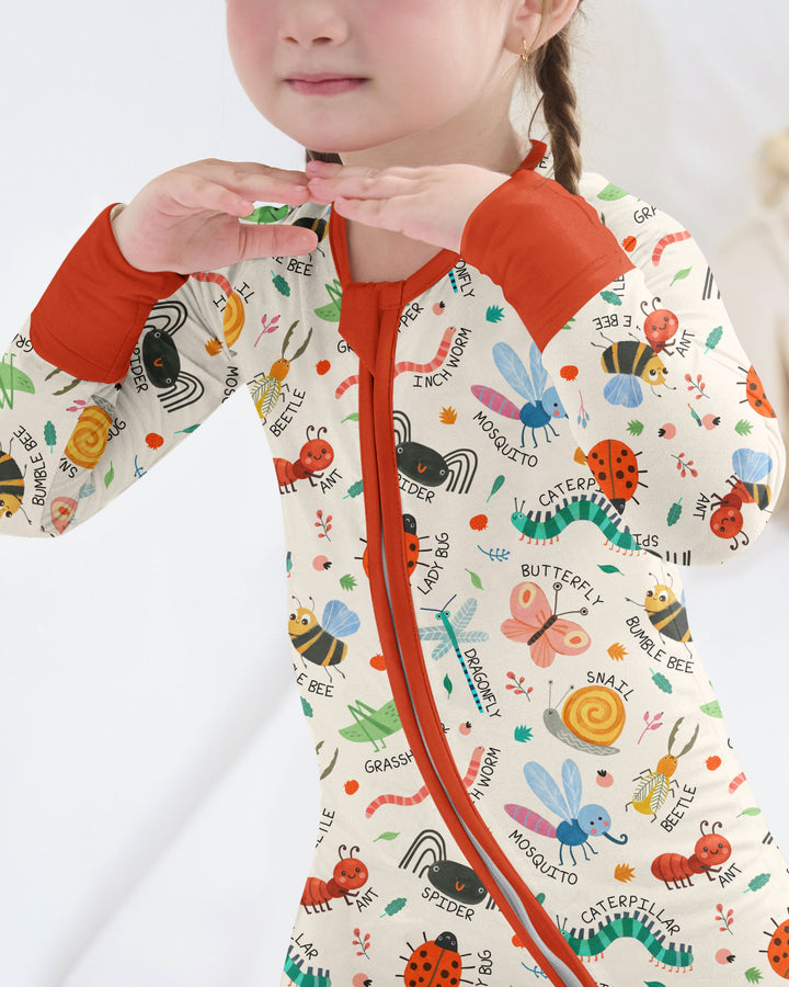 Bug Field Guide Bamboo Convertible Zippy