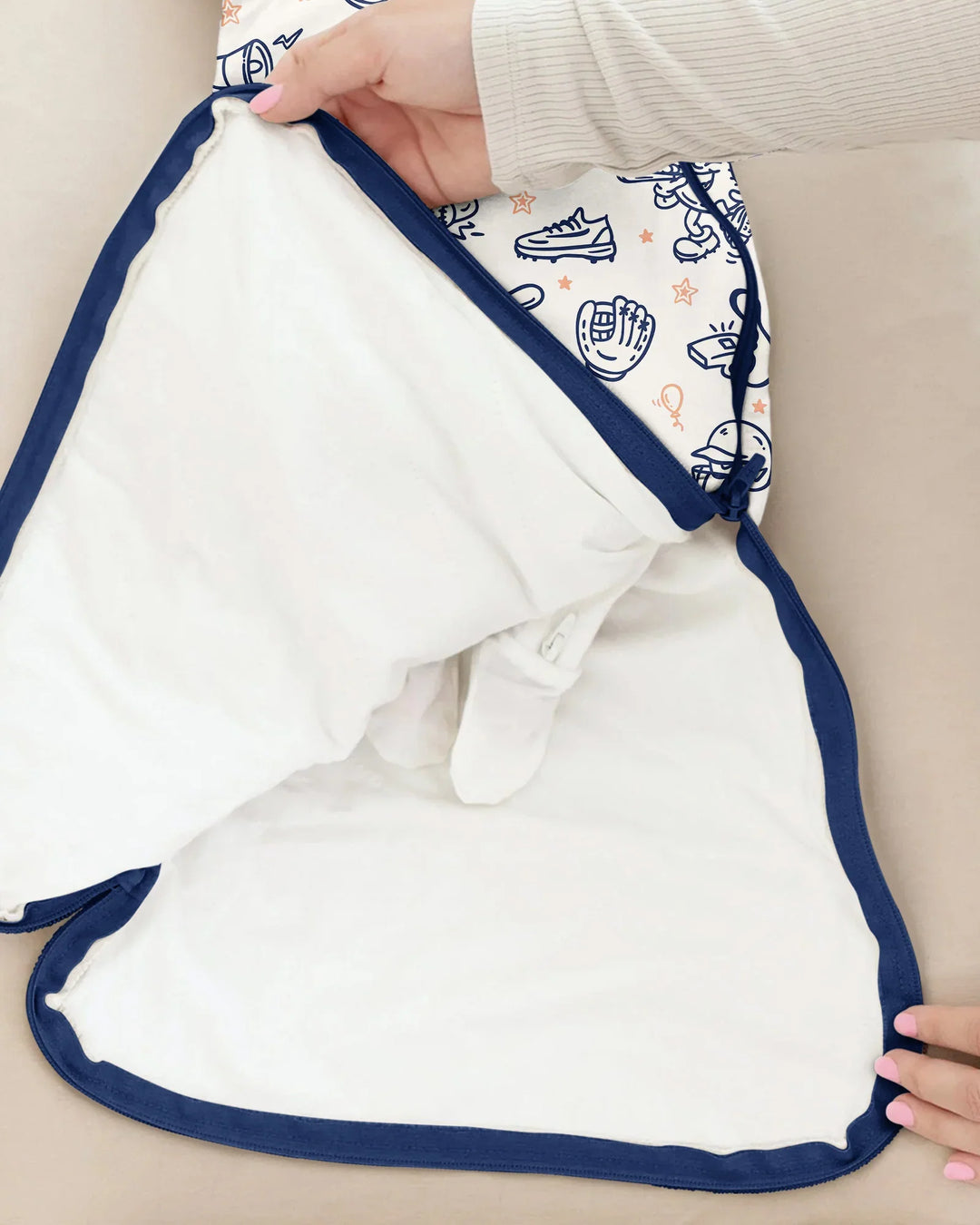 Ballpark Bash Bamboo Sleep Bag