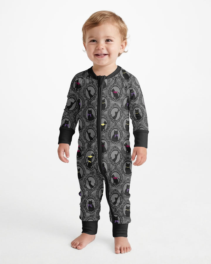 Midnight Cat Parade Bamboo Convertible Zippy