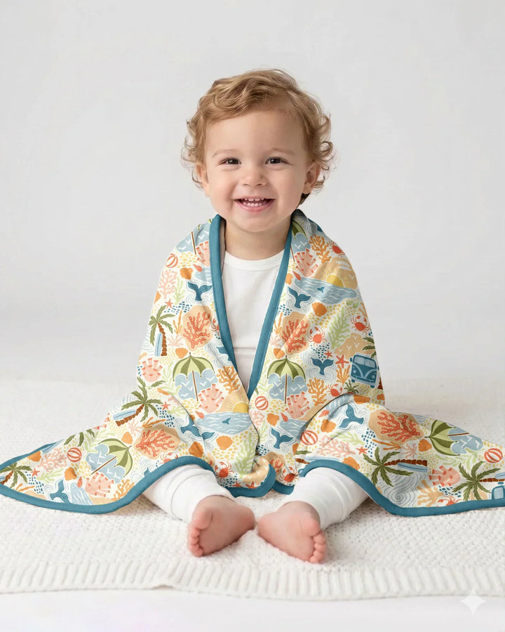 Beachy Boho Bamboo Blanket
