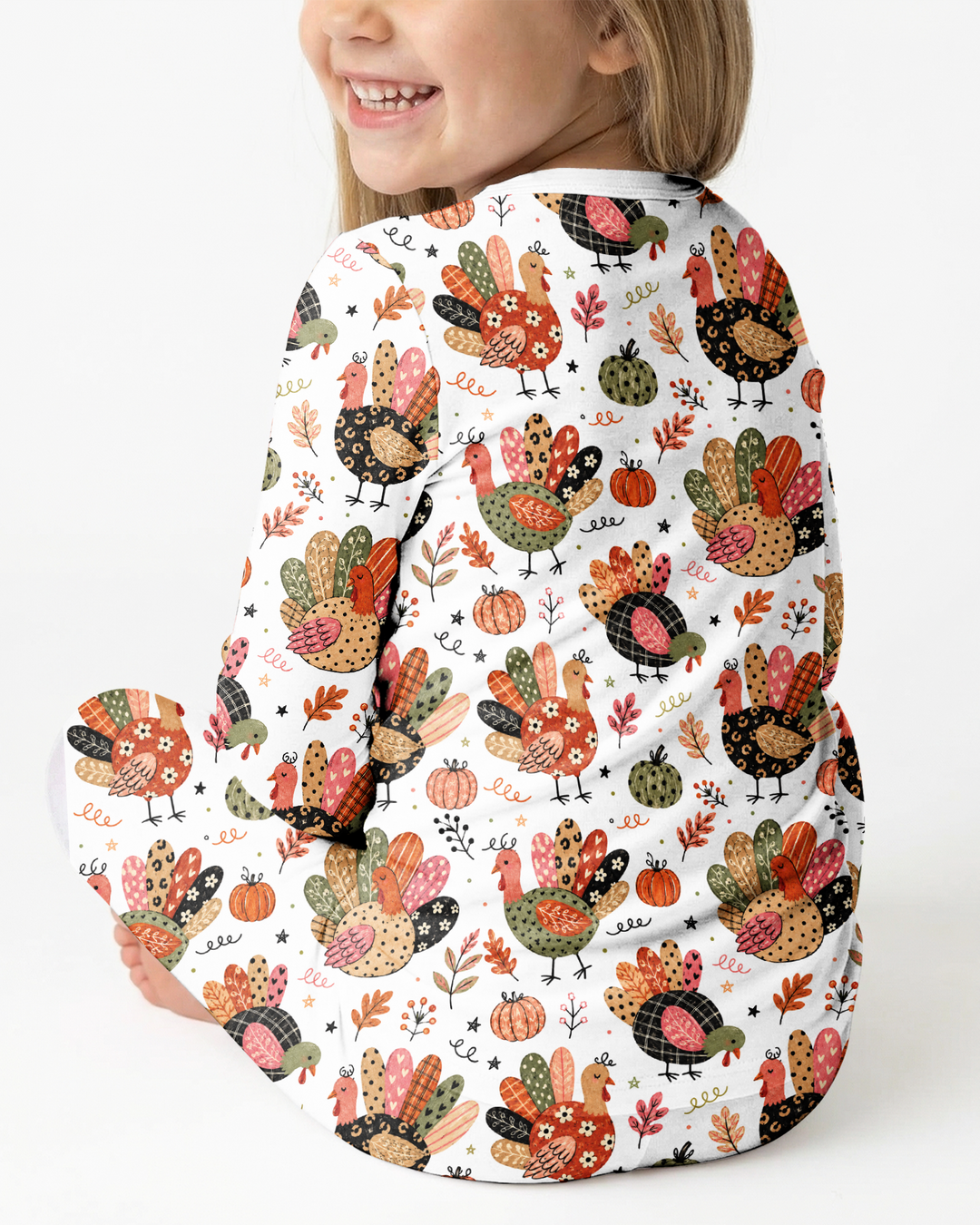 Boho Turkey Bamboo Two Piece Long Sleeve Pajama Set