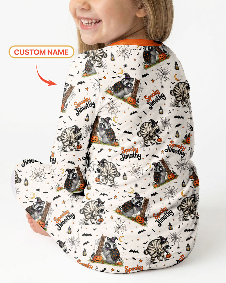 Spooky Jimothy Bamboo Two Piece Long Sleeve Pajama Set