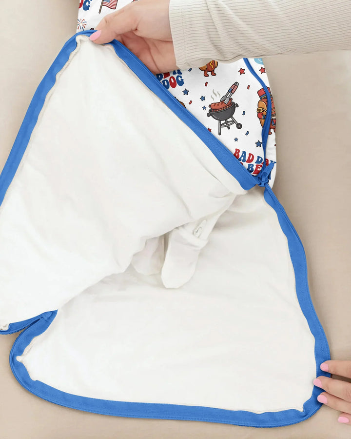 Hot Dog Patriotic Bamboo Sleep Bag