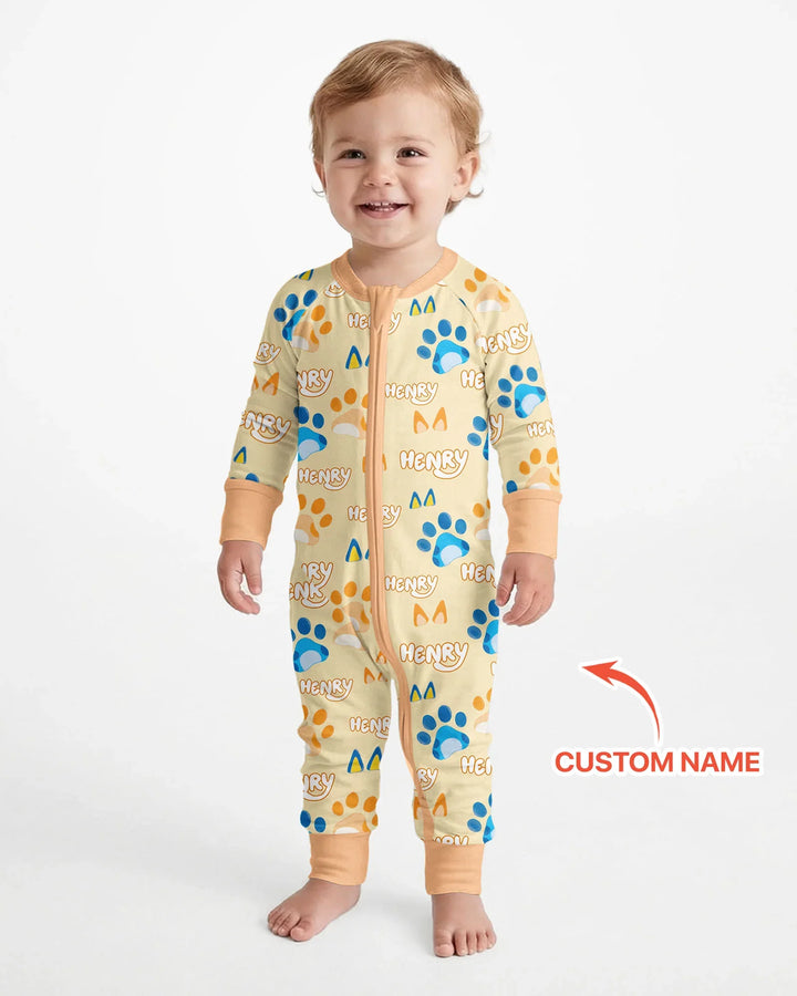 Gerippte Babykleidung mit individuellem Foto - Weich &amp; Skizzenhaft