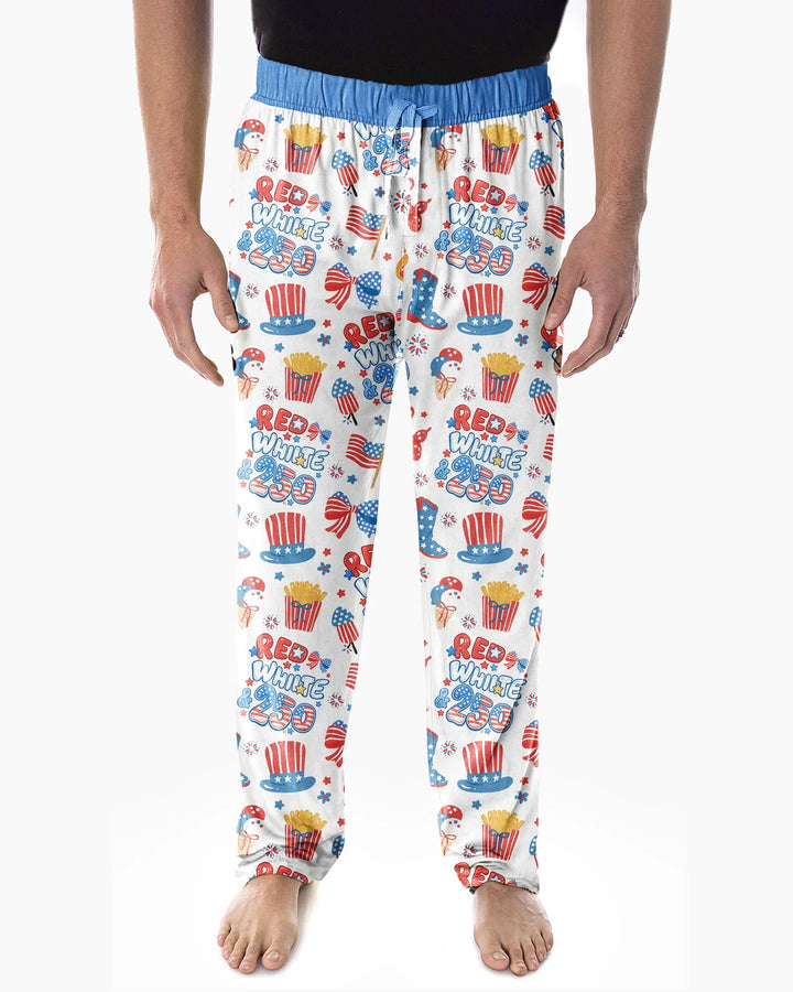 Red White & 250 Bamboo Men's Pajama Set