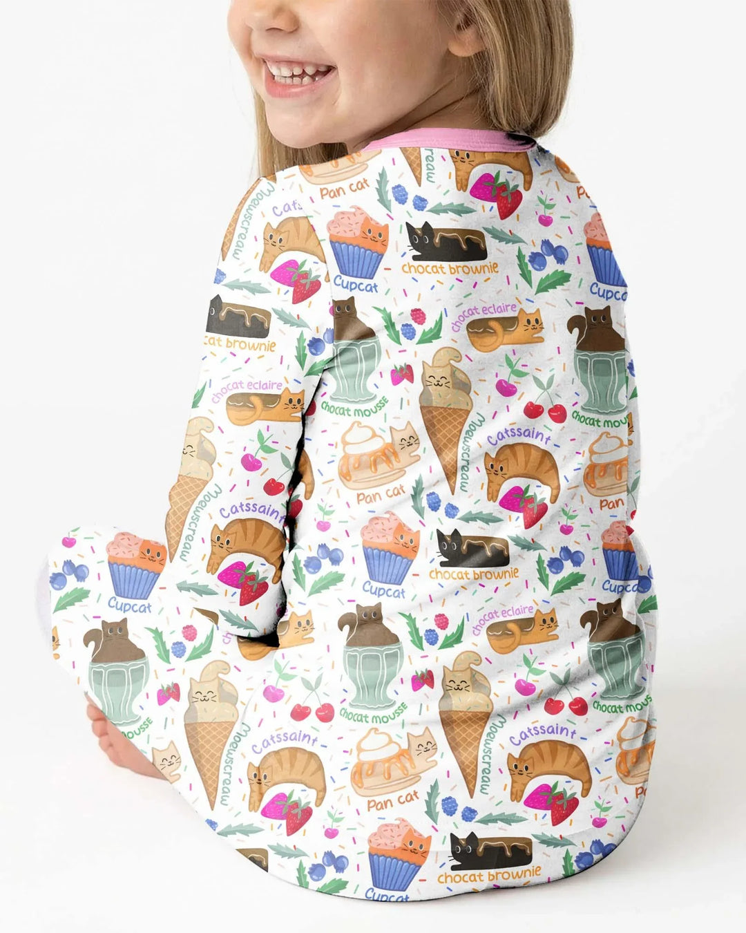 Purrfect Treats Bamboo Two Piece Long Sleeve Pajama Set